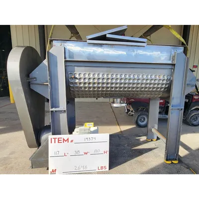 Used 35 Cu/Ft Stainless Steel Jacketed Double Ribbon Mixer