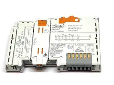 USED WAGO 8-CHANNEL 24VDC DIGITAL INPUT MODULE 3MS