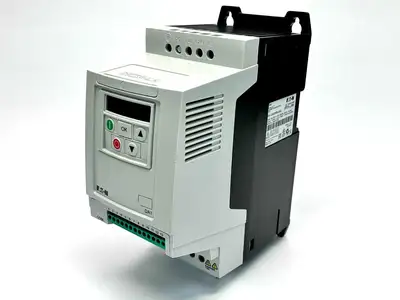 USED EATON VF DRIVE IP20 NEMA 0, LED DISPLAY, 2-OUTPUTS 5-INPUTS