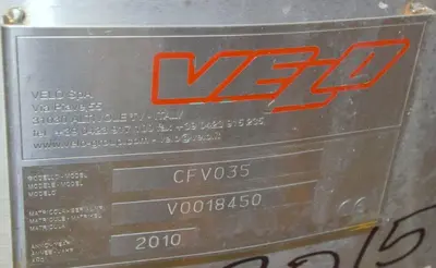 Velo S.P.A. Vertical Leaf &amp; Tank Filter, Model CFV35, Stainless Steel