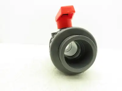 Simtech VBXV208  2" PVC Ball Valve Socket/Threaded Fittings True Union  Lot of 3