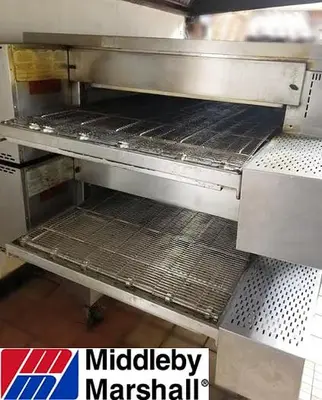 Middleby Marshal PS570 Gas double stacked conveyor pizza ovens