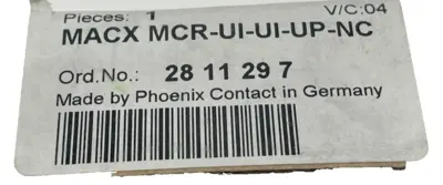 NEW PHOENIX CONTACT MACX MCR-UI-UI-UP-NC AMPLIFIER 28 11 29 7 MACX MCRUIUIUPNC