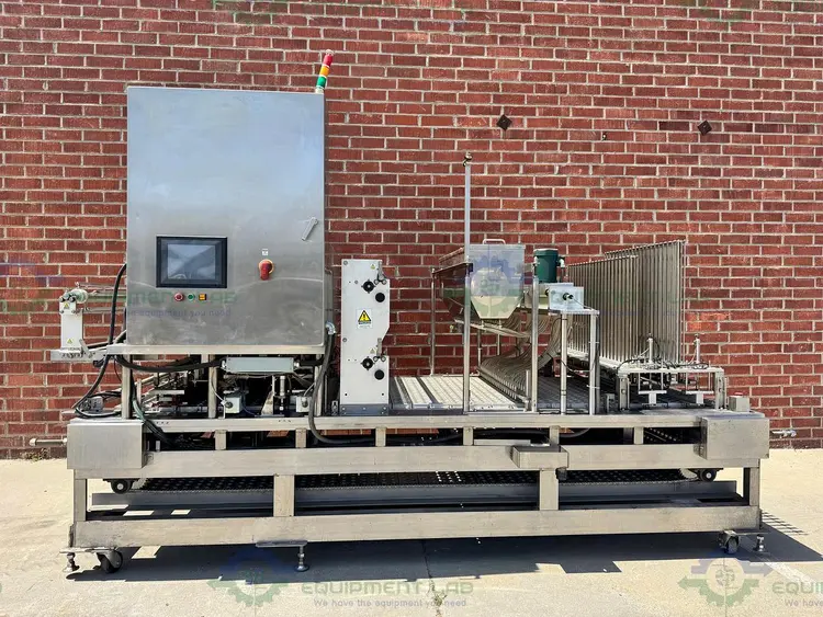 Used STAINLESS STEEL HIGH PRODUCTION AUTOMATED K-CUP FILLING SEALING MACHINE Cup Fillers California US | Equipment Lab #1020146