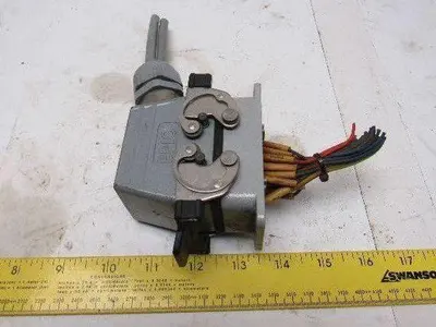 42 Pin 600V Heavy Duty Cam Lock Electrical Panel Mount Plug Set