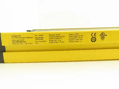 Contrinex Safety Light Curtain Sender Receiver Set 924mm YBB-30*4-0900-G012