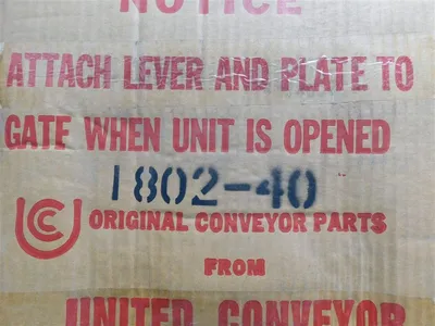 USED UNITED CONVEYOR CORPORATION 1802-40