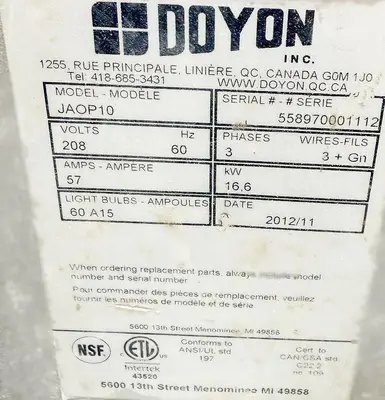 USED DOYON JAOP10