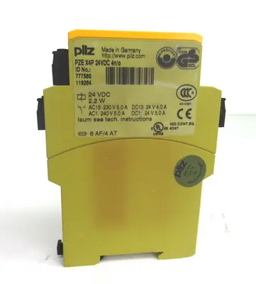 USED PILZ PZE X4P 24VDC 4N/O