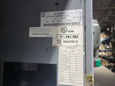 USED SQUARE D MODEL 6