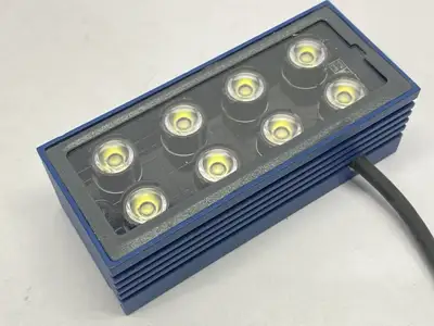 USED SMART VISION LIGHTS LM75 MINI LINEAR LIGHT WHITE WIDE 80 DEGREE LENS