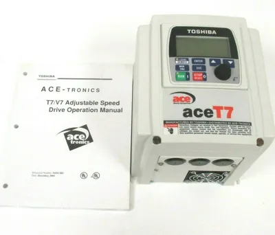 NEW TOSHIBA ACE-TRONICS ACET7 ACE74010 ACE T7 ADJUSTABLE SPEED DRIVE INVERTER