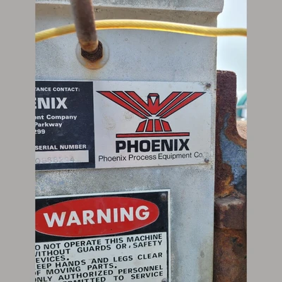 USED PHOENIX PROCESS EQUIPMENT WX-2.0 BELT FILTER