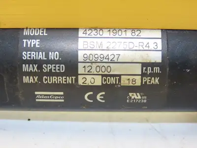 Atlas Copco 4230 1901 82/BSM 2275D-R4.3 Nutrunner 1/2" Nut Driver 23" Overall