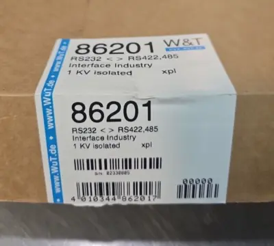 W&T 86201 Interface RS232 RS422, RS485 1KV Isolated Loc3C24