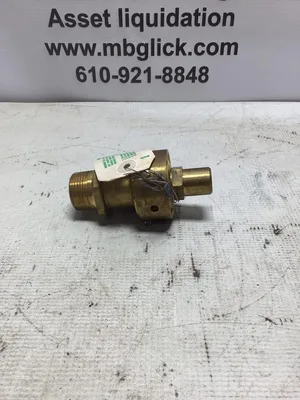 Kunkle 1″ Brass Safety Valve; 0001E01-KC  -NIB