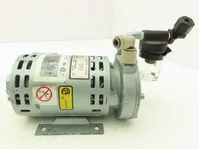 Gast 0532-104A-G621X Motor Mounted Rotary Vane Vacuum Pump 0.6 CFM 15 PSI 115V
