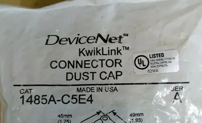 DeviceNet KwikLink 1485A-C5E4 Series A Connector Dust Cap 3D-7
