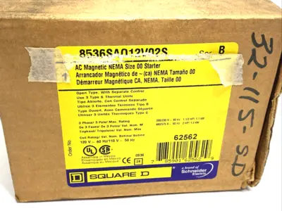 USED SQUARE D 8536SAO12S, 8536SAO12V02S