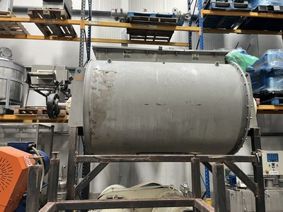 1,660L Stainless Steel Jacketed Kek Gardner Plough Shear Mixer – Type 2500E