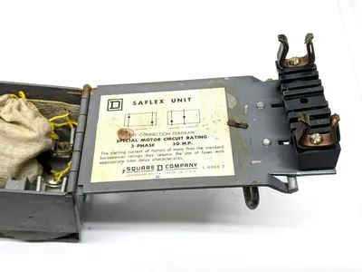 USED SQUARE D DISCONNECT SWITCH 30A 250V 2 POLE