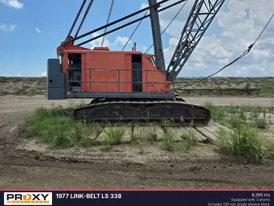 Used 1977 LINK-BELT LS 338 Crawler Cranes Louisiana US | Proxy Equipment #1377807