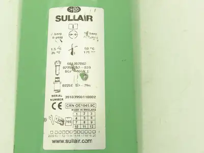 Sullair SCF-465N 2 Air Compressor Filter 2" NPT w/Indicator 02250153-039