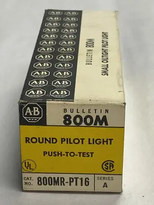 New | in-Stock ALLEN-BRADLEY 800MR-PT16 Miscellaneous Equipment (Electrical & Power) | Surplus Asset Holdings #1194397