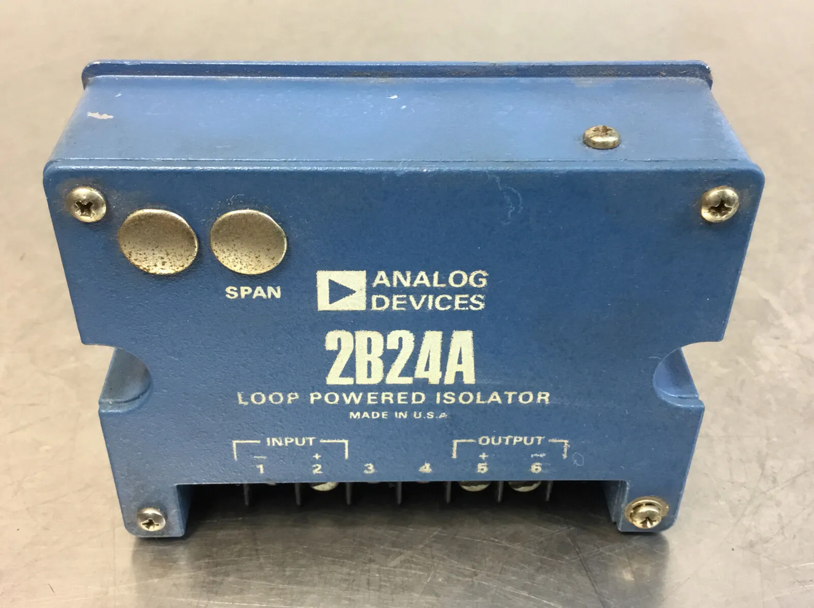 ANALOG DEVICES 2B24A LOOP POWERED ISOLATOR. 3D-2