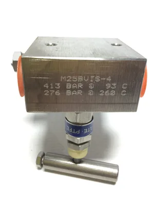 Agco M25BVIS-4 Block & Bleed Gauge Valve 1/2″ NPT 276/413 Bar 260/93°C