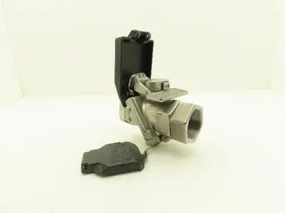 Dry Link 2" Stainless Sanitary Disconnect Threaded Coupling & Adapter *Bad Seals