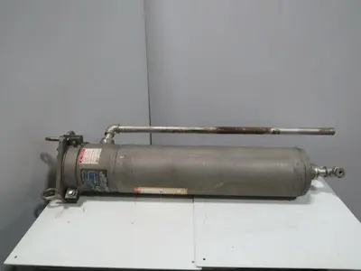 FSI BFNP12 Hydraulic Basket Strainer 304 Stainless Steel #2 Baghouse Filter 29"L