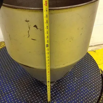 USED METAL FABRICATOR HOPPER835