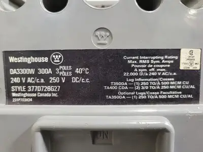 USED WESTINGHOUSE DA3300W