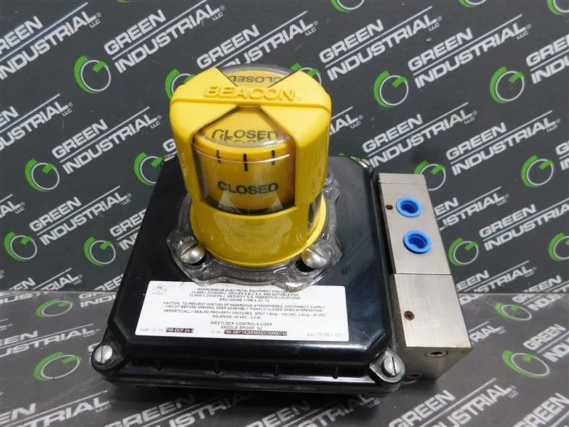 Westlock 765-DCF-24-3 Valve Position Monitor with Solenoid 24 VDC 0.5 W New