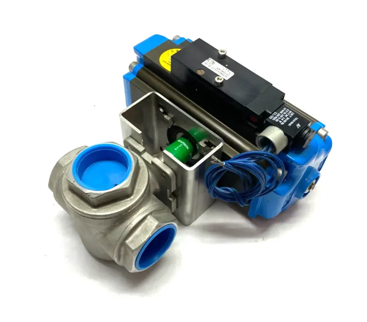 New | in-Stock MARWIN UT SERIES PNEUMATIC BALL VALVE ACTUATOR ASSEMBLY 1-1/2" 3-WAY Linear Actuators | Maverick Industrial Sales #1113083