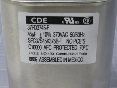 New | in-Stock CDE _UNKNOWN_ Capacitors | OCO Industrial #1621327