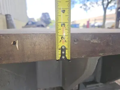 6' x 42" Heavy Duty 2" Thick Top Cast Iron Setup Fixture Table