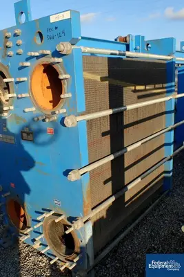 USED Graham 3,771 Sq Ft Graham Plate Heat Exchanger, S/S, 150#