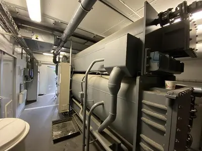 USED HEAT AND POWER PLANT WITH AN ABSORPTION CHILLER 850 KW