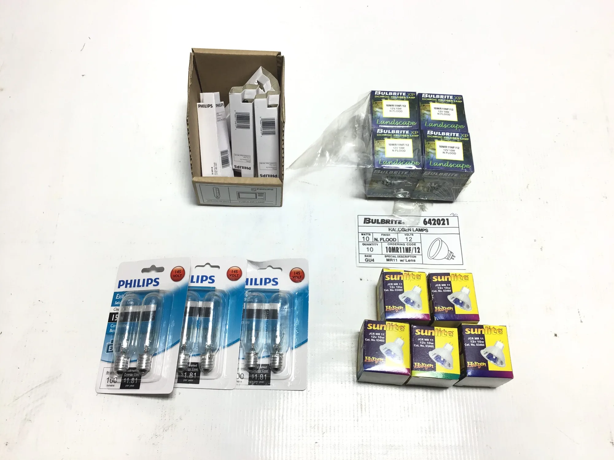 Philips/Bulbrite/Sunlite Light Bulbs (Misc Lot 16 pcs)