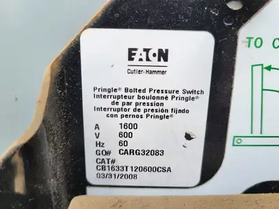Power Distribution Center (PDC), 1600A Main, 2-400A & 4-100A