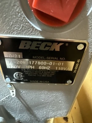 NEW Beck 11-208-177800-01-01
