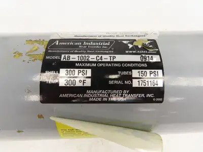 Used AMERICAN INDUSTRIAL _UNKNOWN_ Heat Exchangers Indiana US | Arrow Industrial #1365780