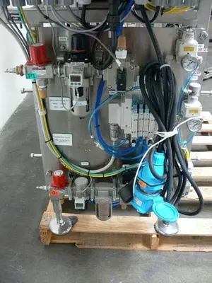 USED R.A JONES & CO. HSA-1FS ROTARY CUP/POD FILLER W/ CONTROLLER