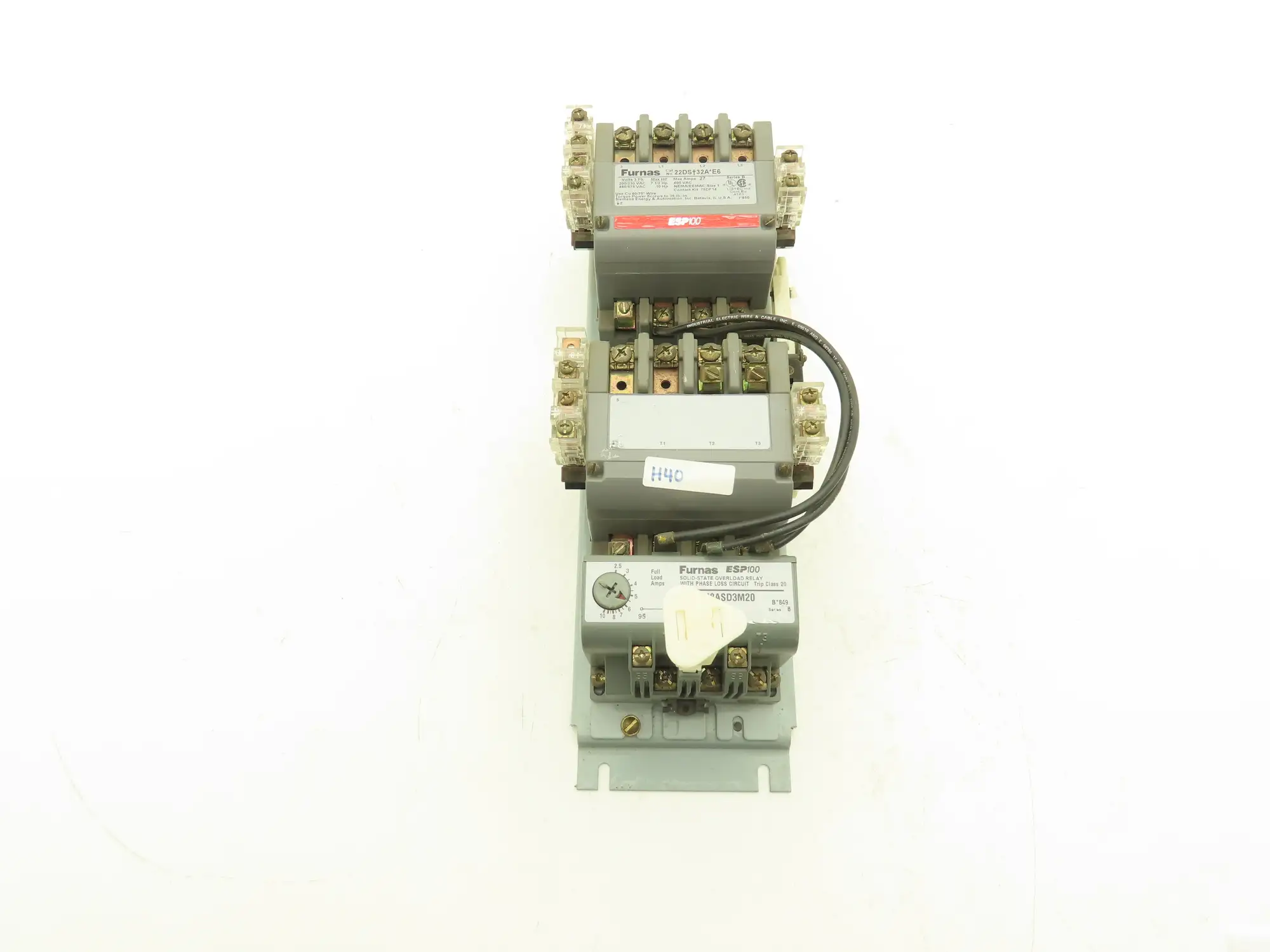 Furnas 22DS+32A*E6 Reversing Motor Starter 230VAC/575VAC 7.5Hp/10Hp