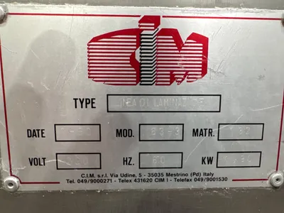 Used CIM 63-3 Dough Sheeters & Presses California US | BakeryEquipment.com #1554644