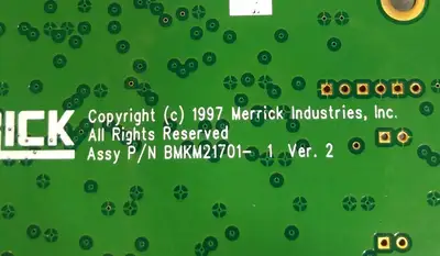 Merrick BMKM21701-1 Ver.2 PCB Alarm Control Printed Circuit Board Loc3E29