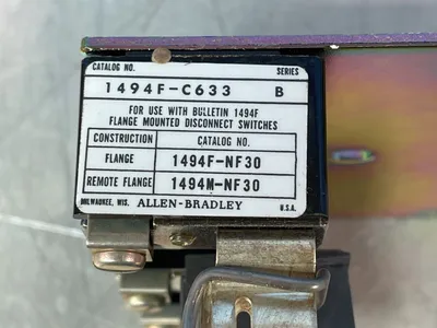 Used ALLENBRADLEY 1494FC633 Fuse Accessories Ohio US | HGR 24 #1125767