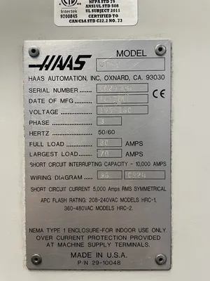 2011 HAAS DT-1 MACHINING CENTERS, VERT., N/C & CNC | Wheeler Machinery Sales (12)